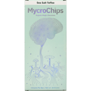 MycroChips Sea Salt Toffee Chocolate - Mycrochips Chocolates | Premium Magic Gummies | Magic Mushroom Chocolate